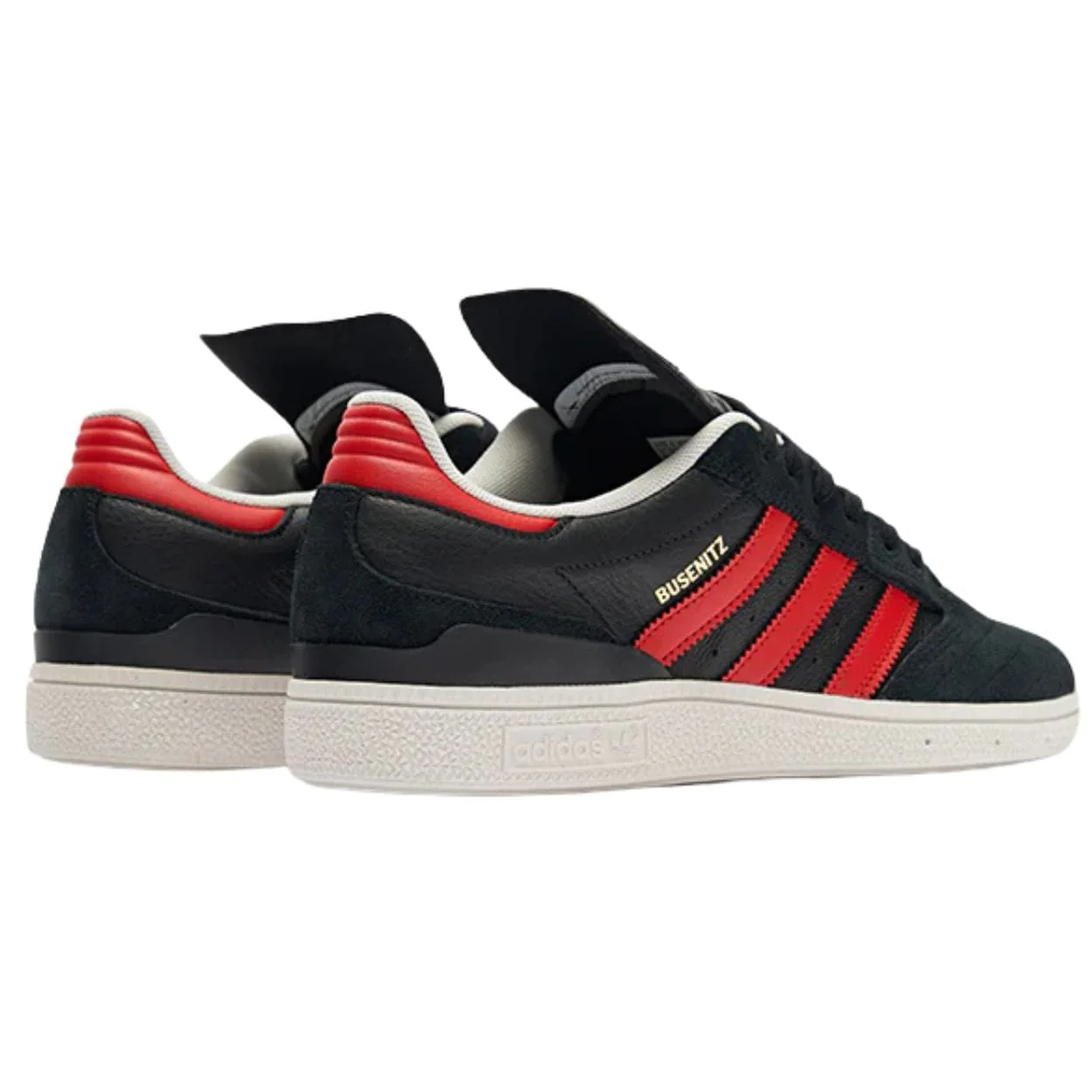 Adidas Skateboarding Busenitz Pro Skate Shoes | Black, Red & White - Image 4