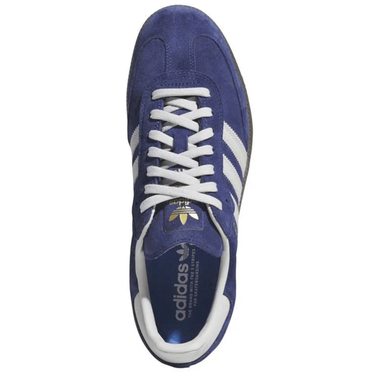 Adidas Skateboarding Samba ADV Skate Shoes | Dark Blue & Grey One - Image 4