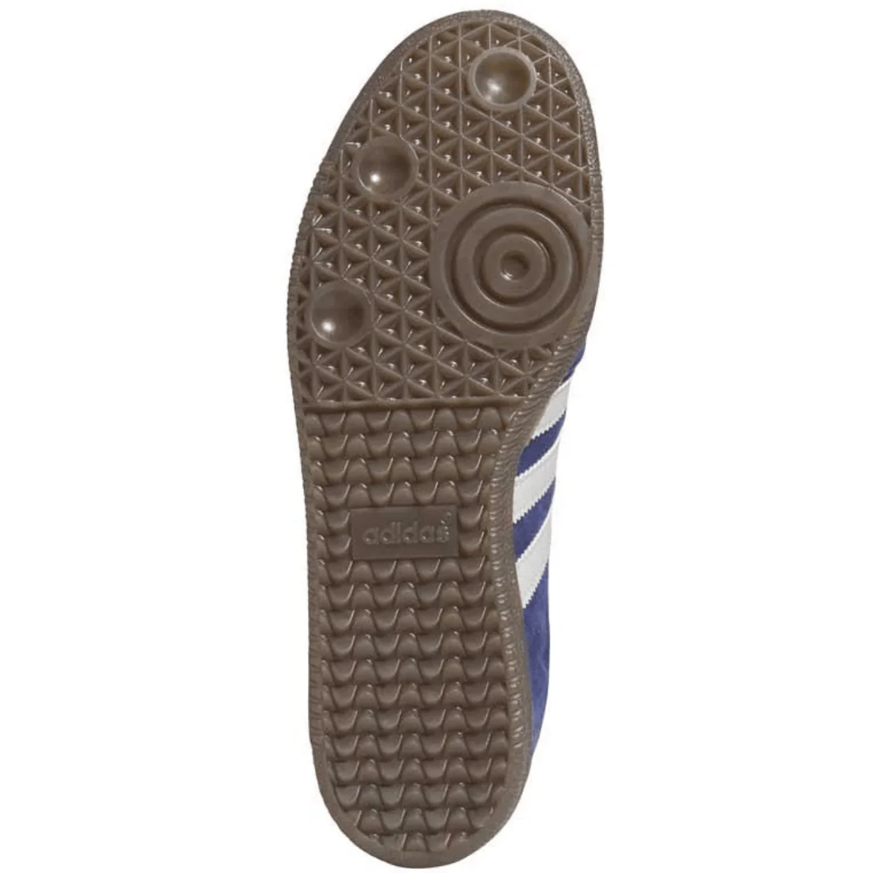 Adidas Skateboarding Samba ADV Skate Shoes | Dark Blue & Grey One - Image 5