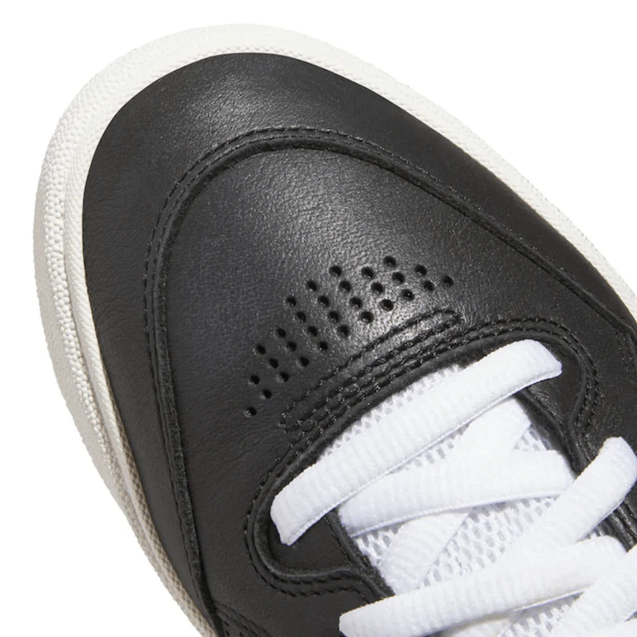 Adidas Tyshawn Low Leather Skate Shoes | Core Black & Chalk White - Image 5