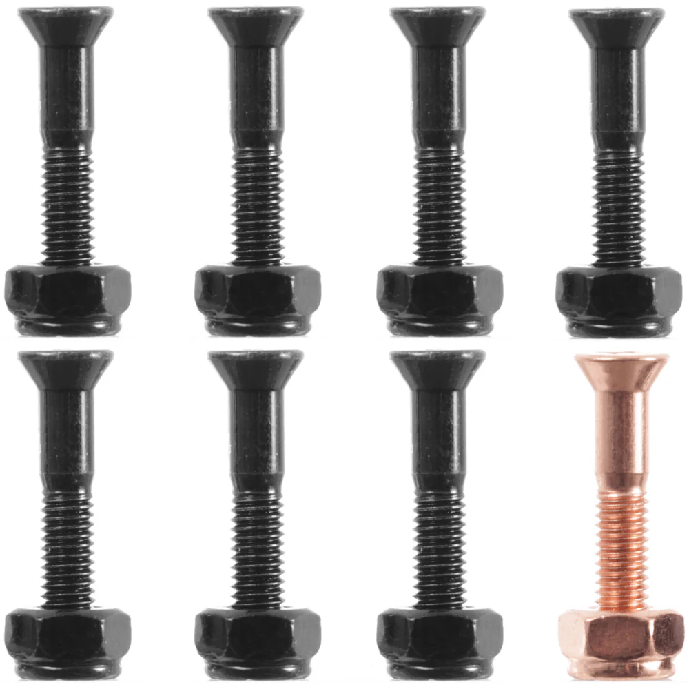 Bronze 56K Hardware Phillips Skateboard Bolts - Image 3