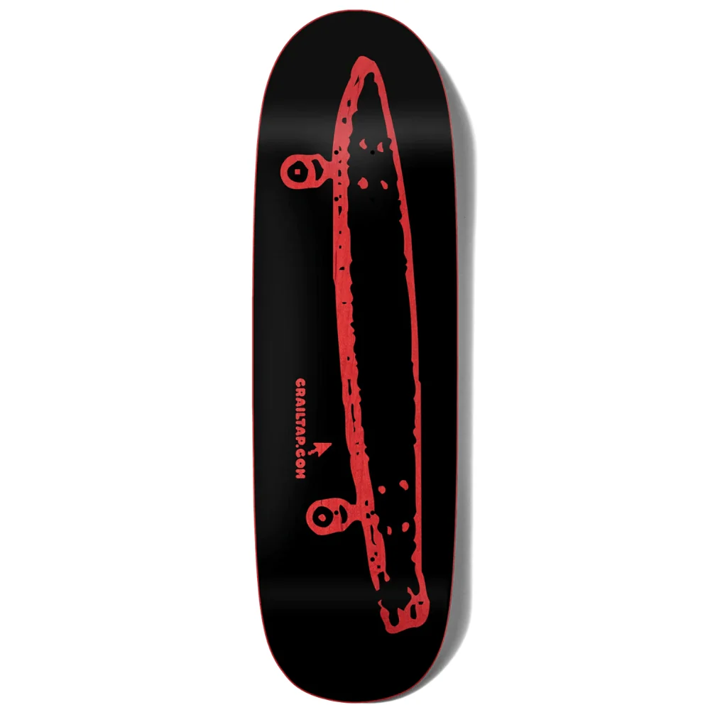Crailtap Midnight Rainbow Skateboard Red Cruiser Love Seat Deck | 9"