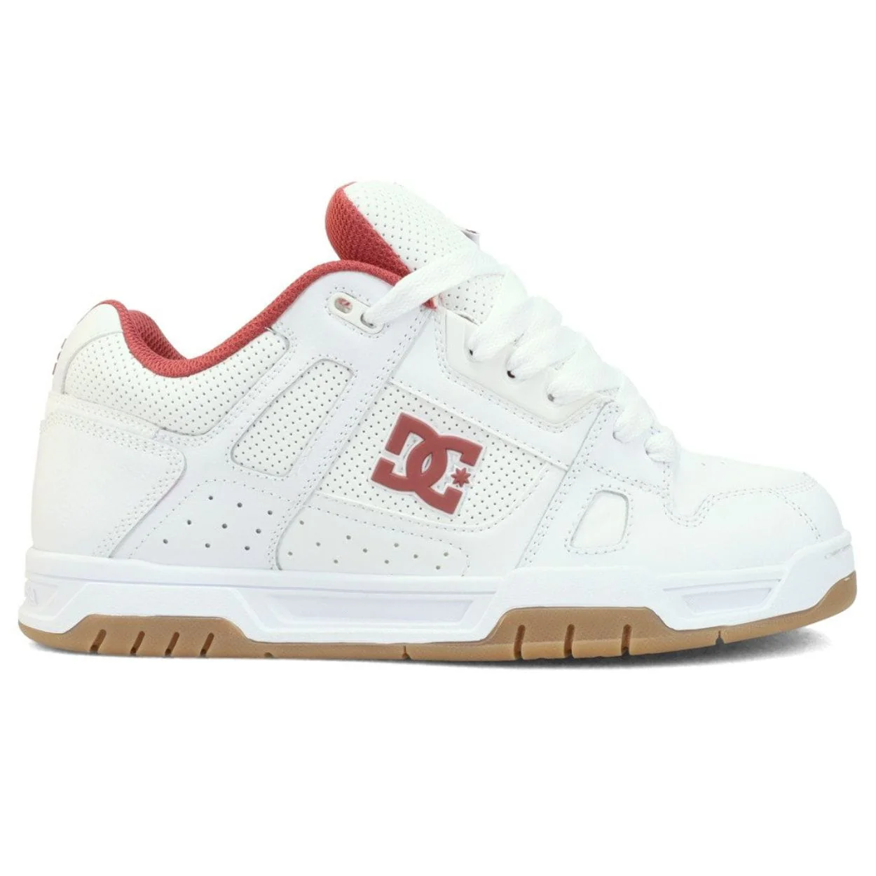 DC Stag Skate Shoes | White
