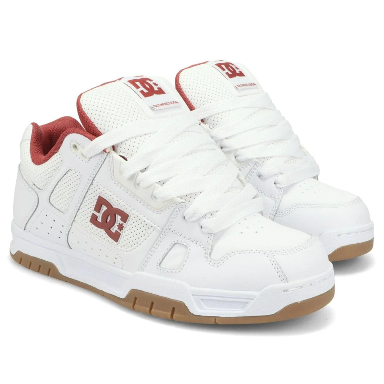 DC Stag Skate Shoes | White - Image 2