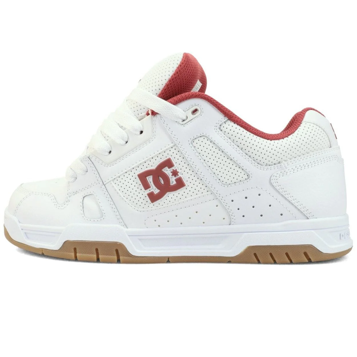 DC Stag Skate Shoes | White - Image 5