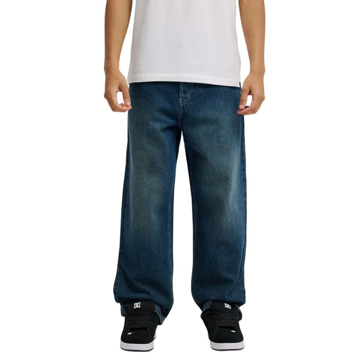 DC Worker Baggy Double That Denim Jeans | Blue - Image 4