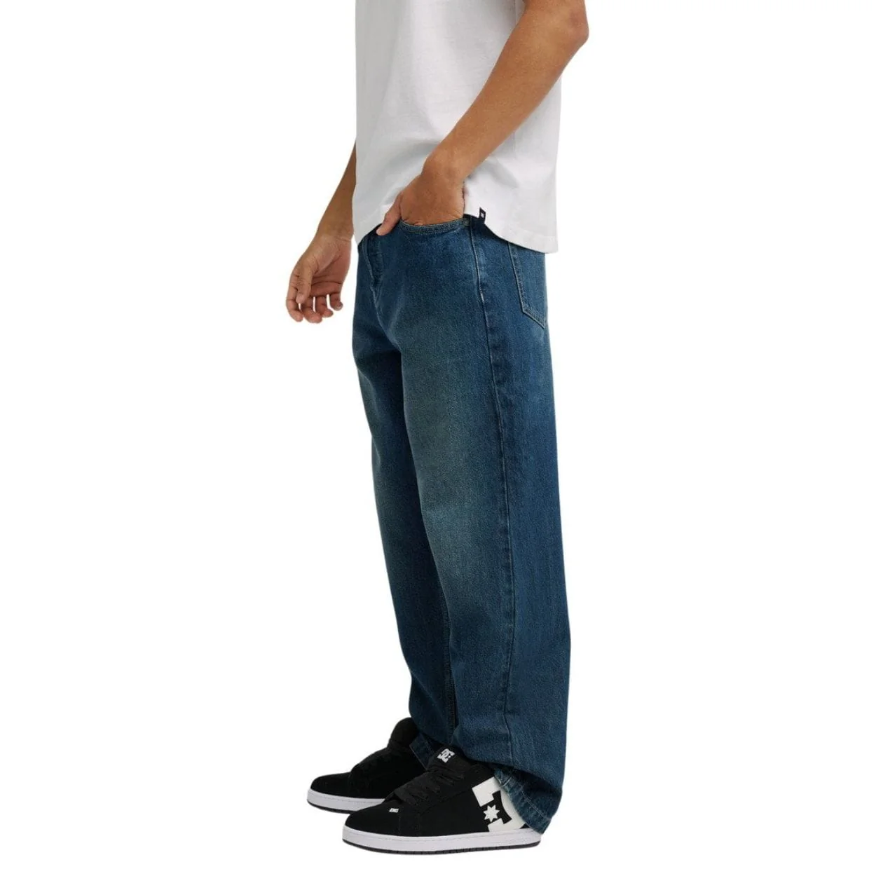DC Worker Baggy Double That Denim Jeans | Blue - Image 5