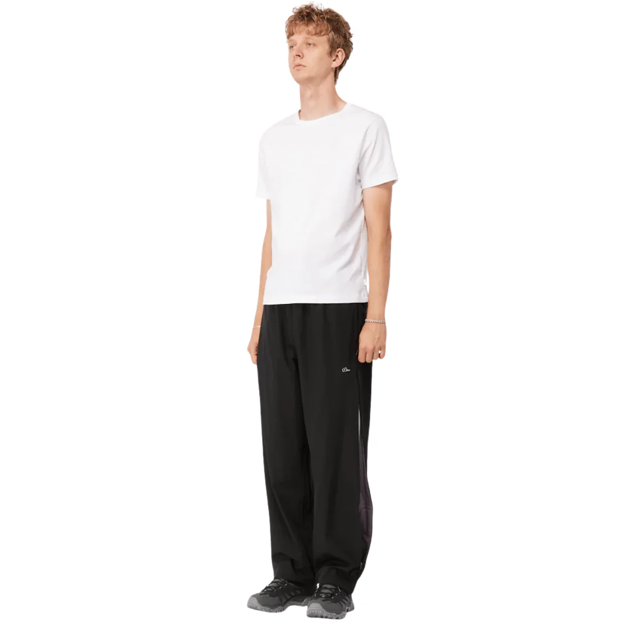 Dime MTL Athletic Zip Pants | Black - Image 5