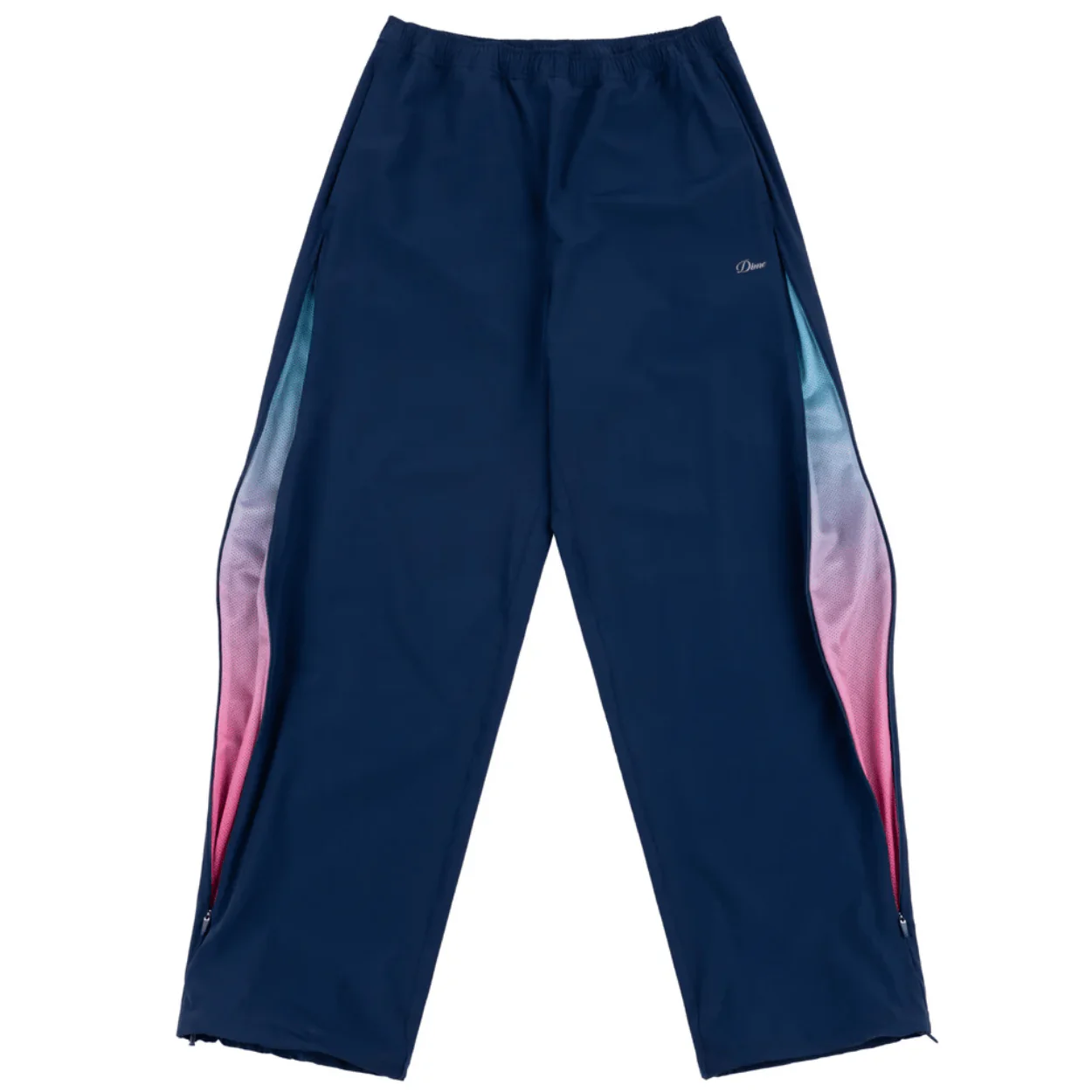 Dime MTL Athletic Zip Pants | Dark Blue