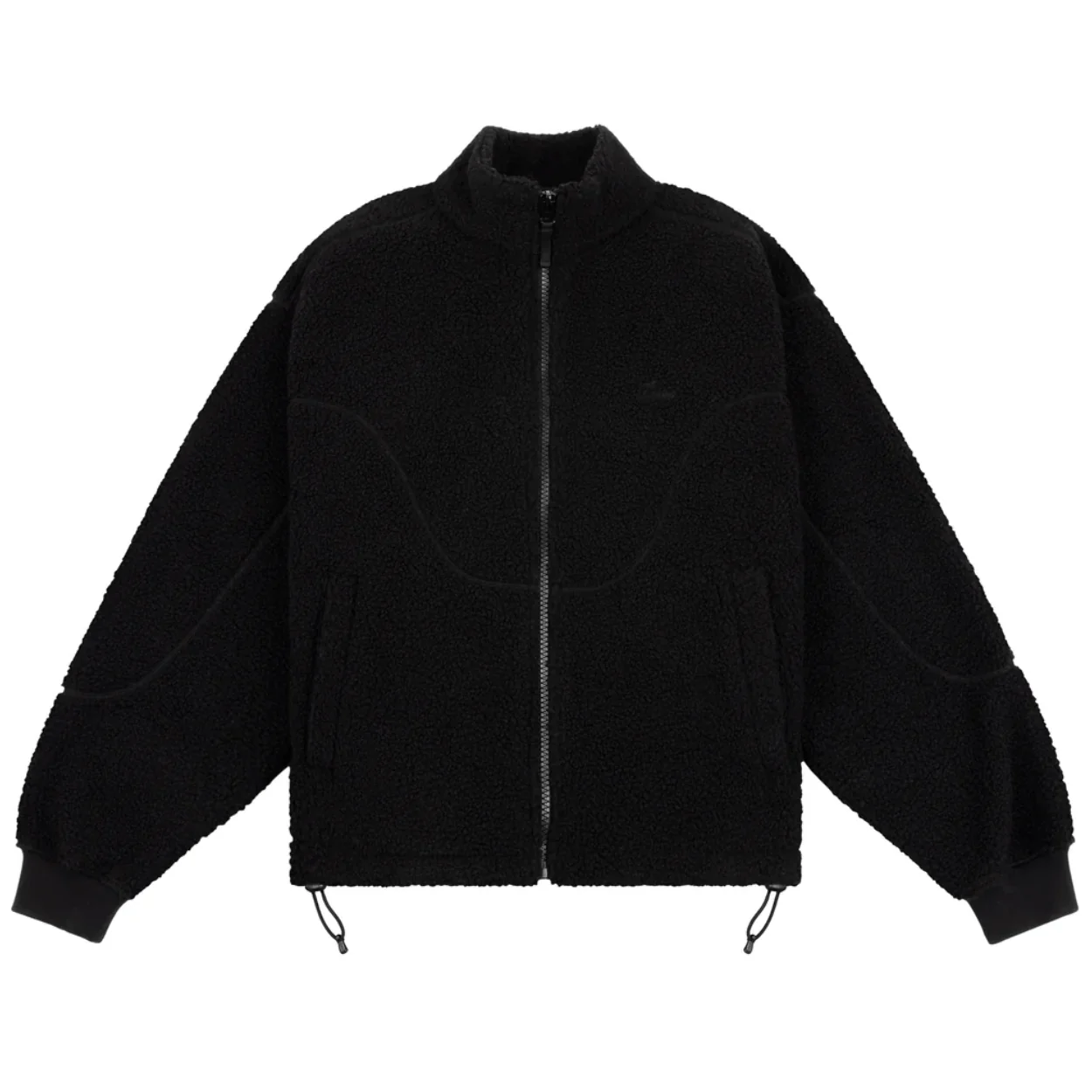 Dime MTL Polar Fleece Sherpa Zip | Black
