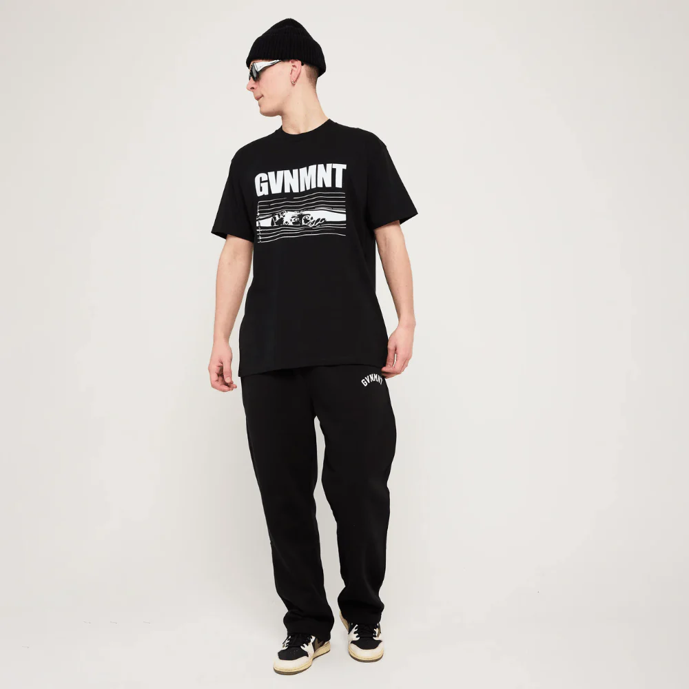 GVNMNT Clothing Co Eyes Out T-Shirt | Black - Image 4