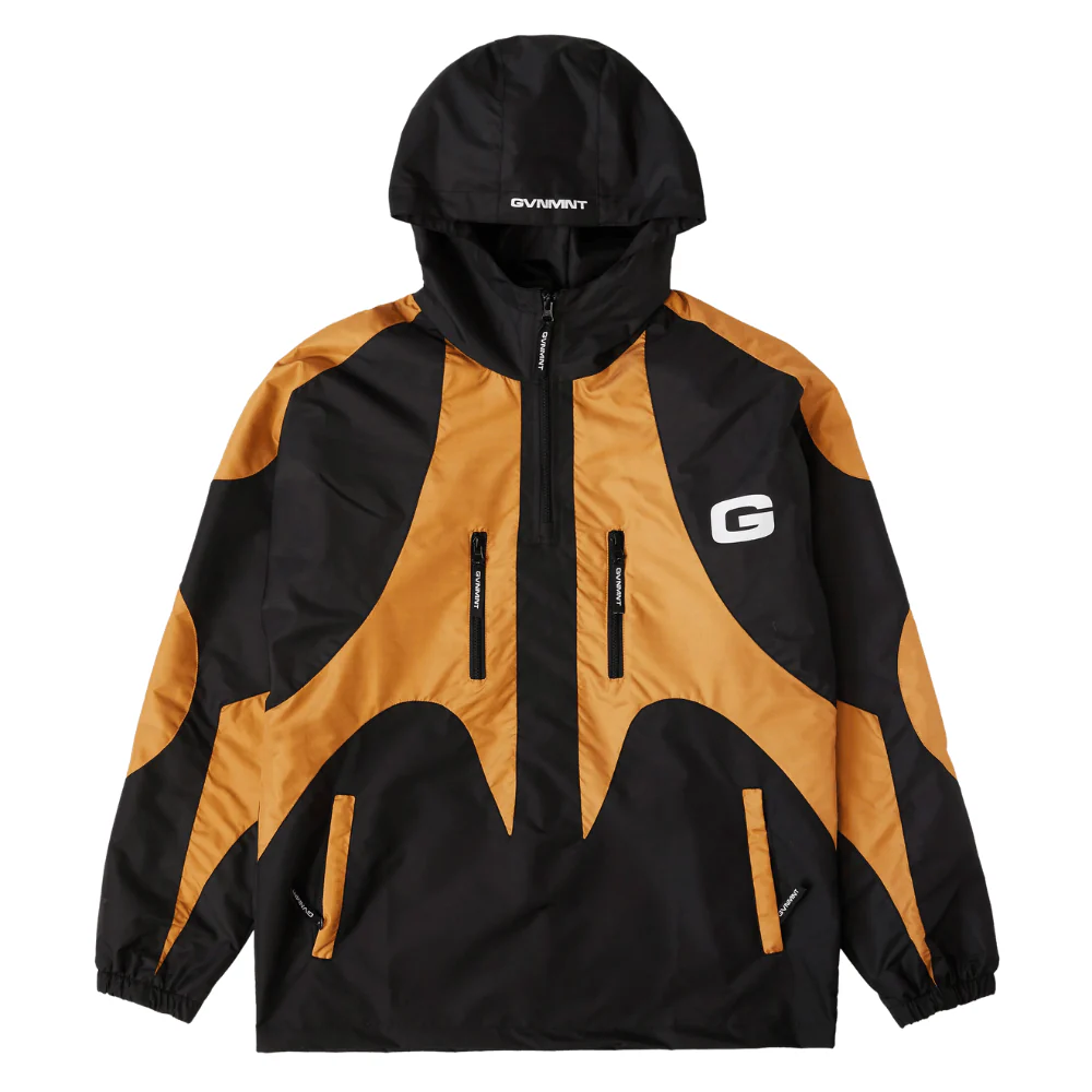 GVNMNT Clothing Co Forum Hooded Jacket | Black & Bronze