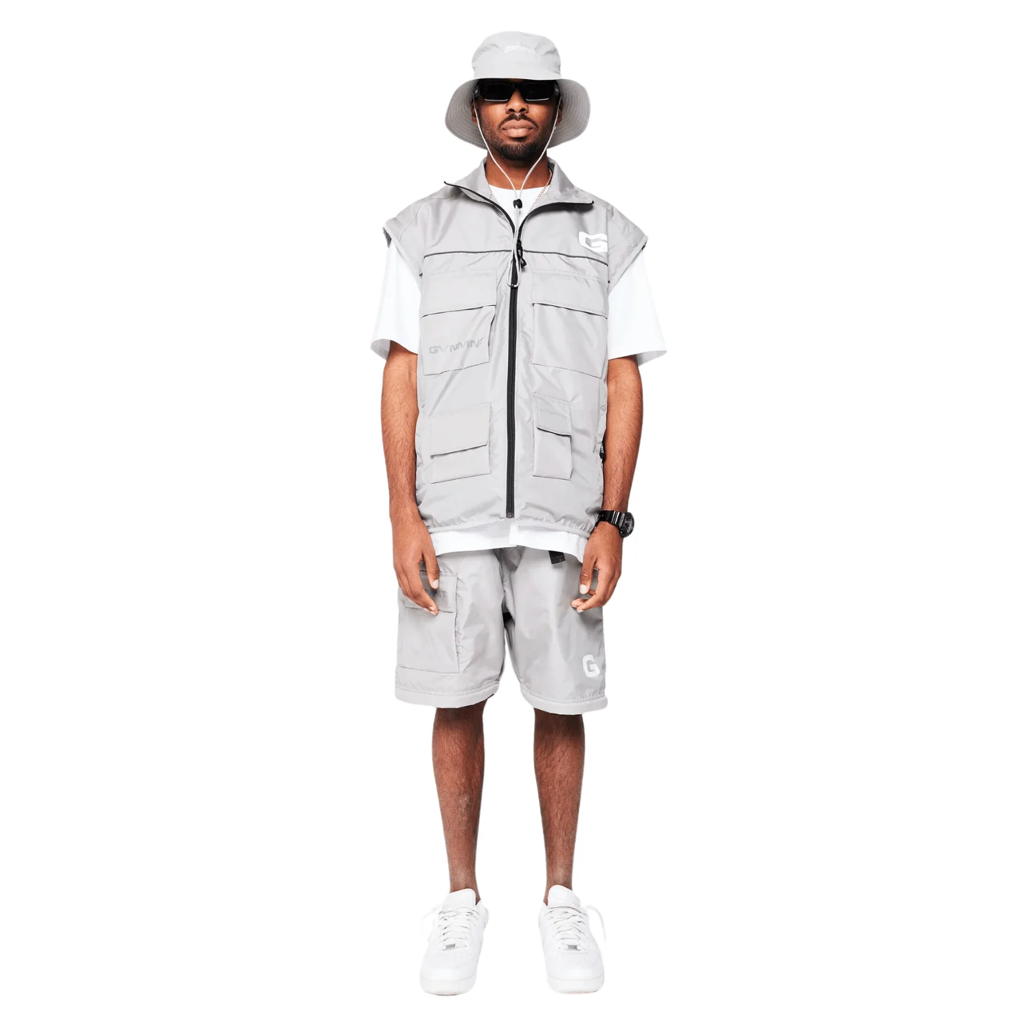GVNMNT Clothing Co Hardwear Upper 2 in 1 Jacket | Grey - Image 5