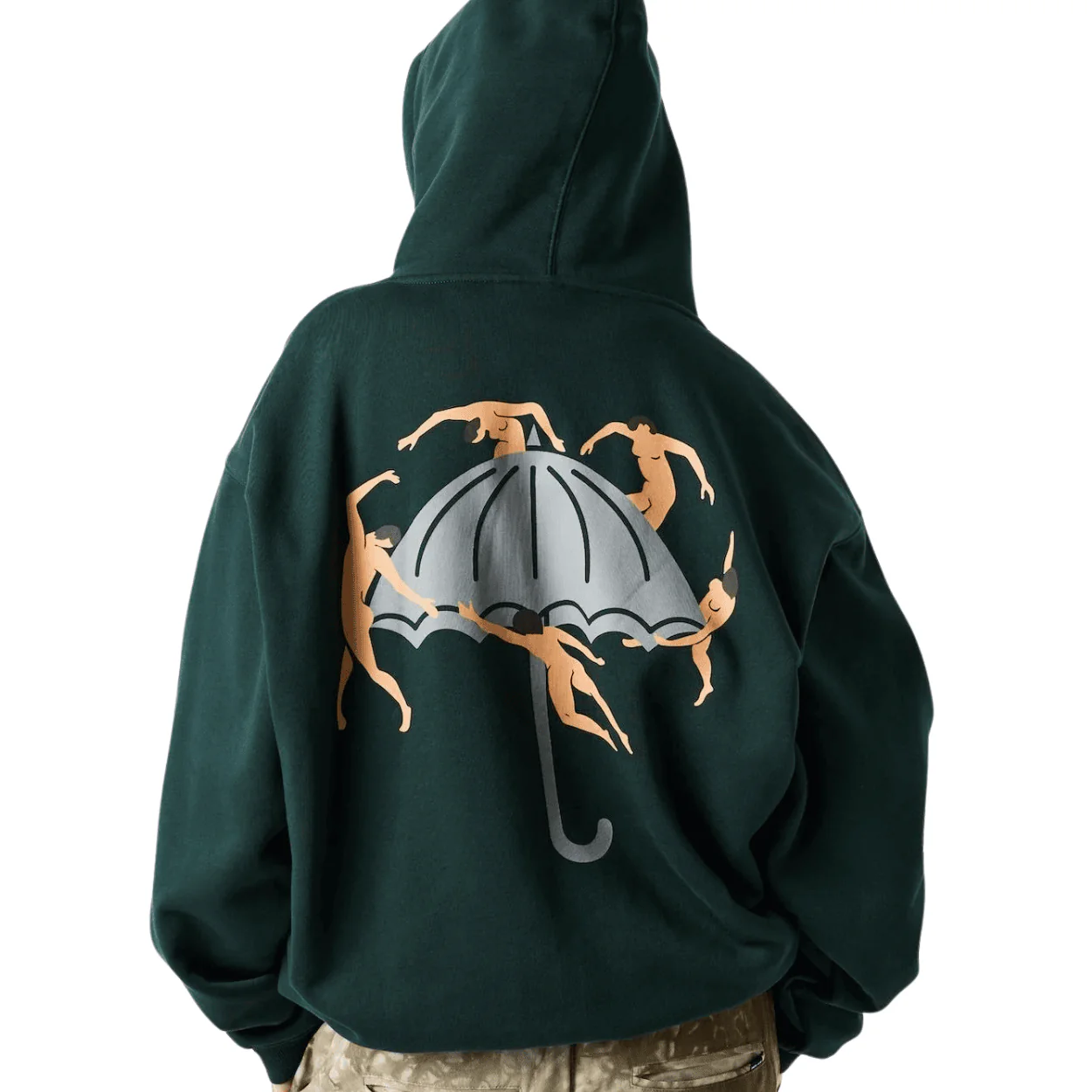 Helas Dancing Hoodie | Forest Green - Image 5