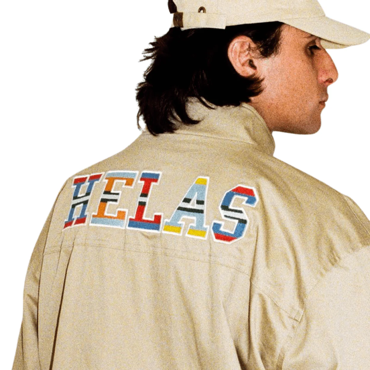 Helas Drapeau Utility Jacket | Beige - Image 3