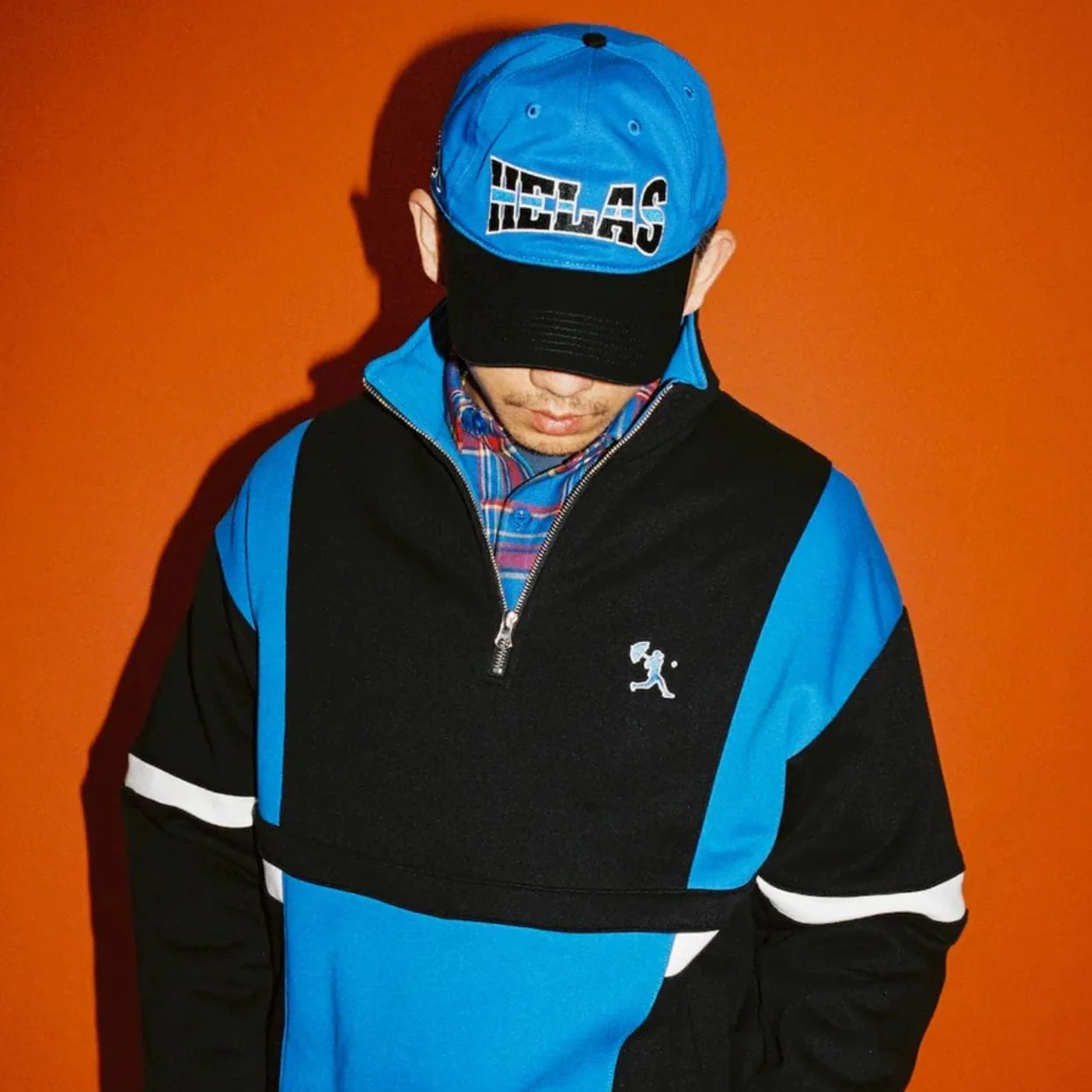 Helas Hoop Cap | Blue & Black - Image 2