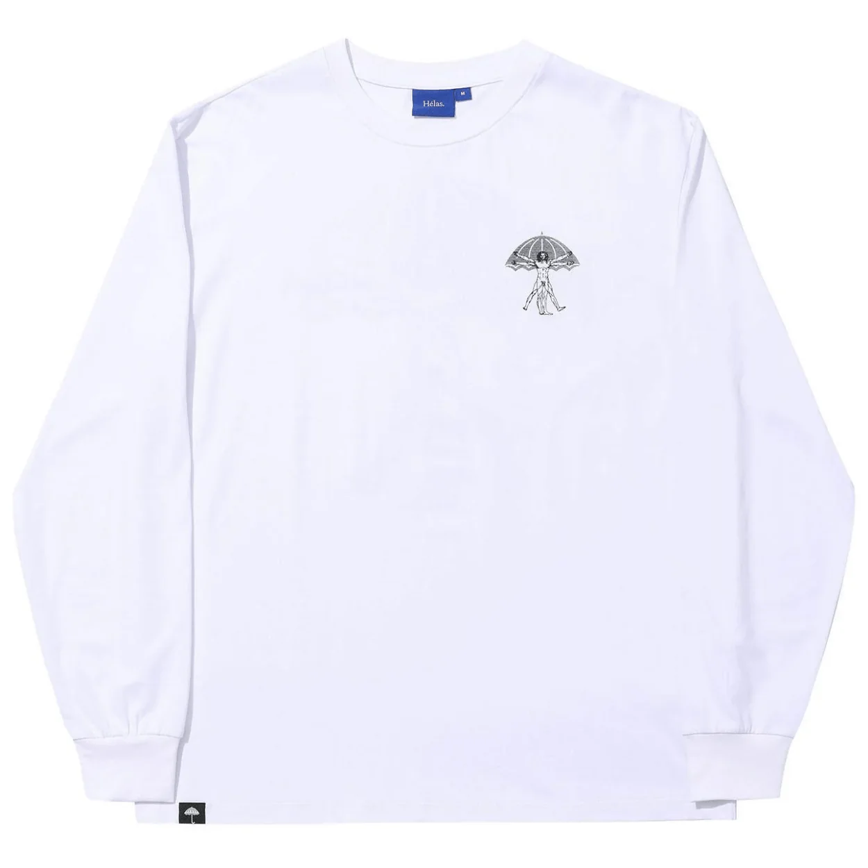 Helas Vitruve Long Sleeve T-Shirt | White - Image 3