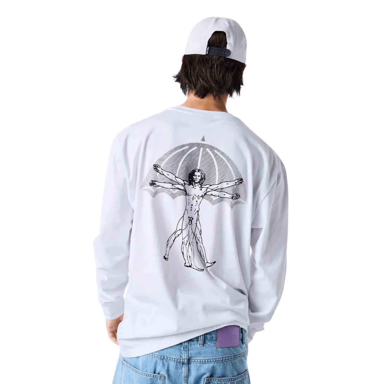 Helas Vitruve Long Sleeve T-Shirt | White - Image 4