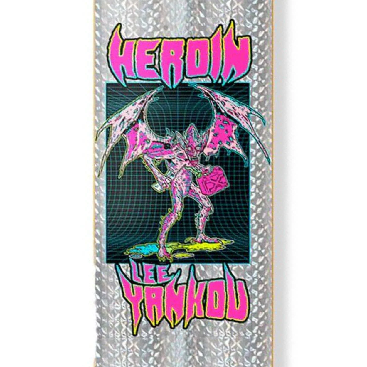 Heroin Lee Yankou Hellscape Skateboard Deck | 8.25" - Image 3