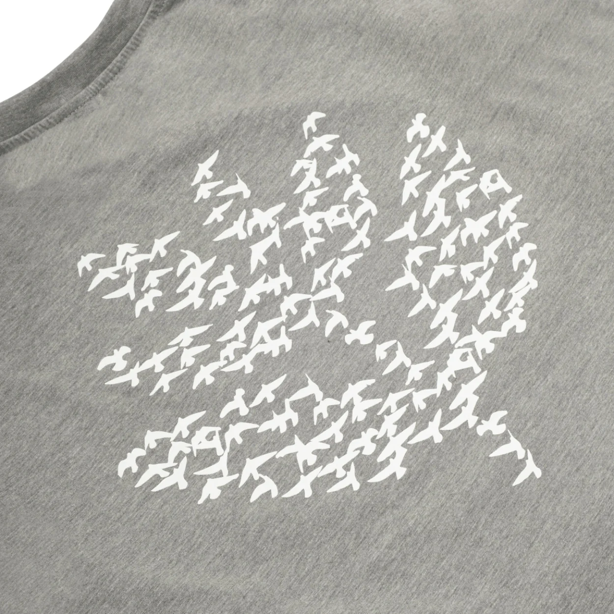 Magenta Skateboards Migration T-Shirt | Heather Grey - Image 3