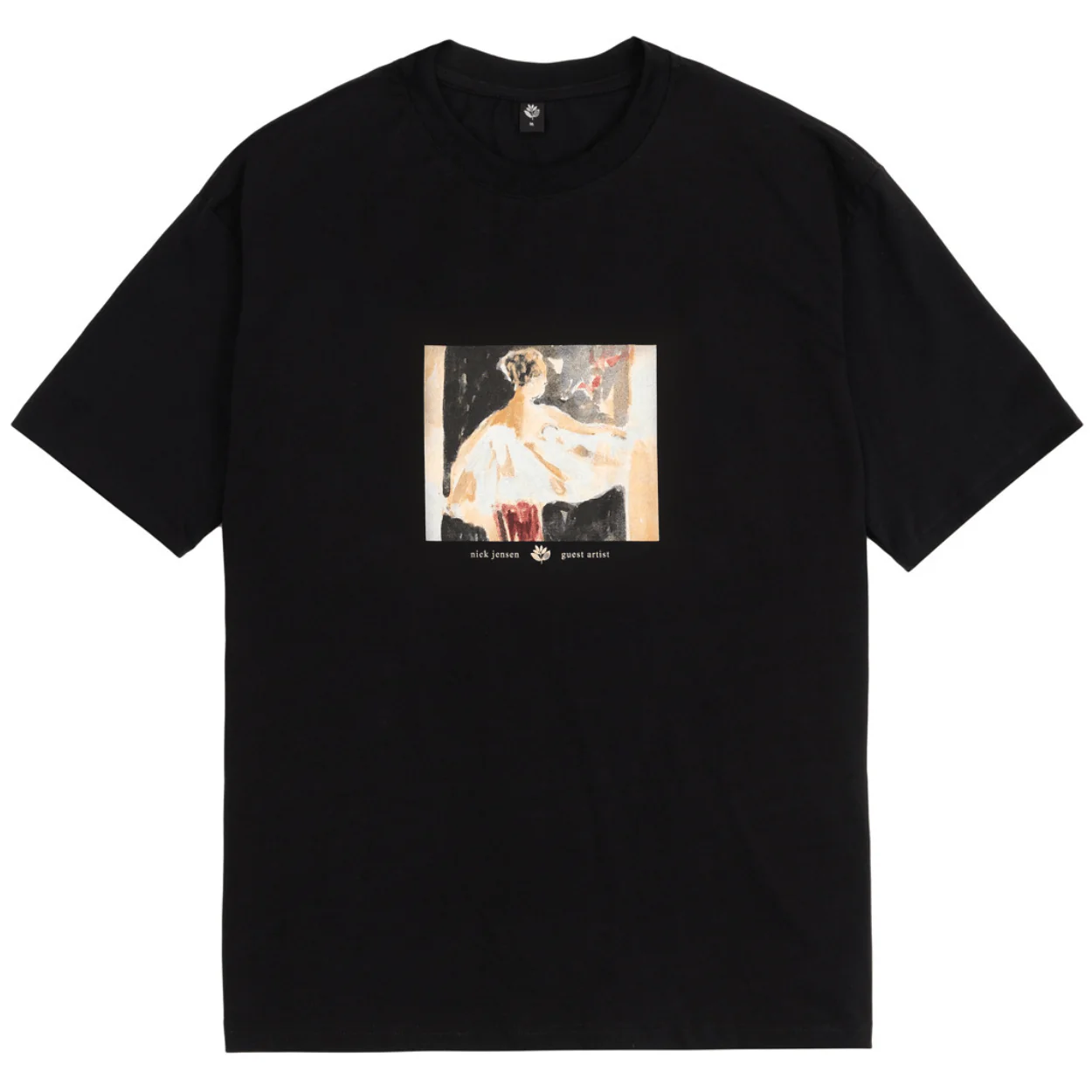 Magenta Skateboards Nick Jensen Guest Artist T-Shirt | Black