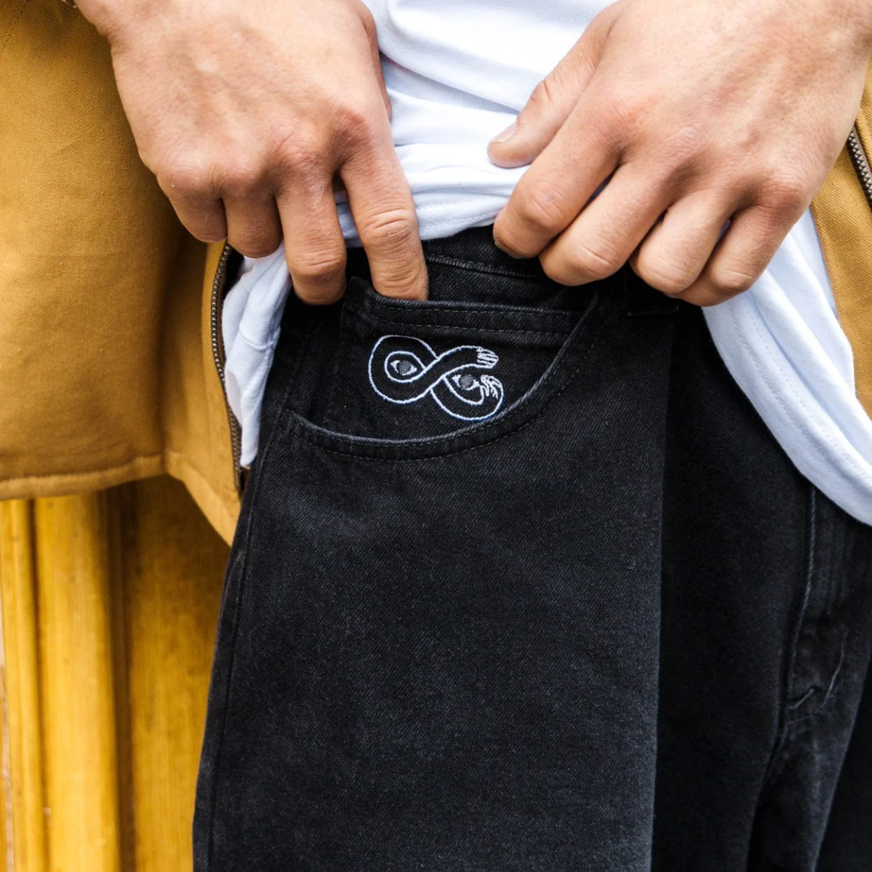 Magenta Skateboards OG Denim Jeans | Black - Image 7