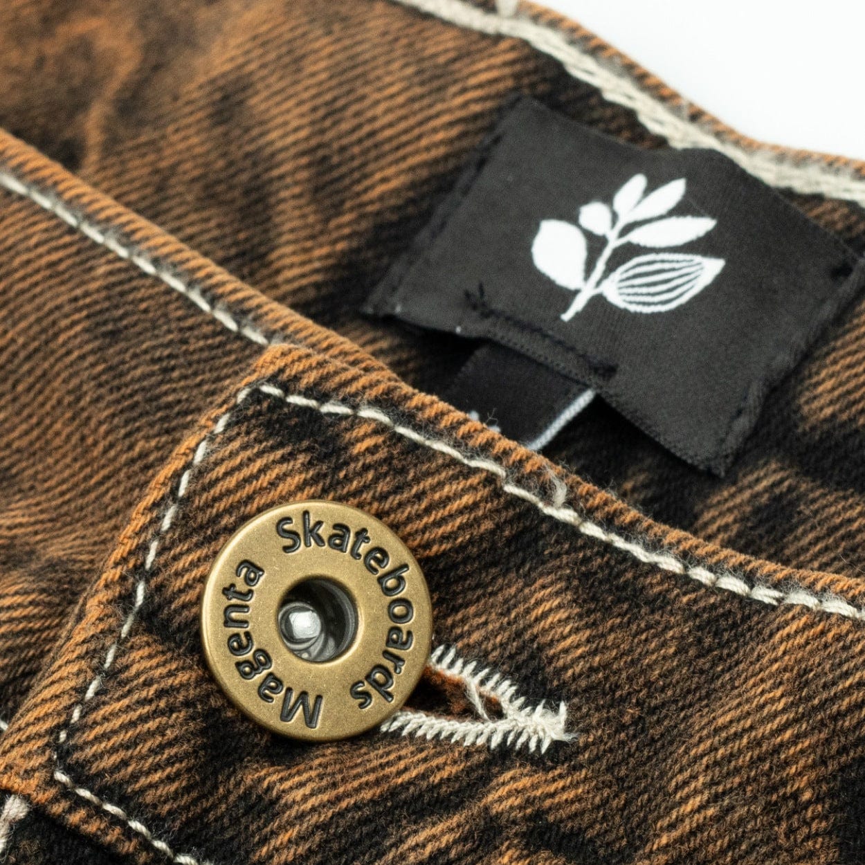Magenta Skateboards OG Denim Jeans | Bronze - Image 5