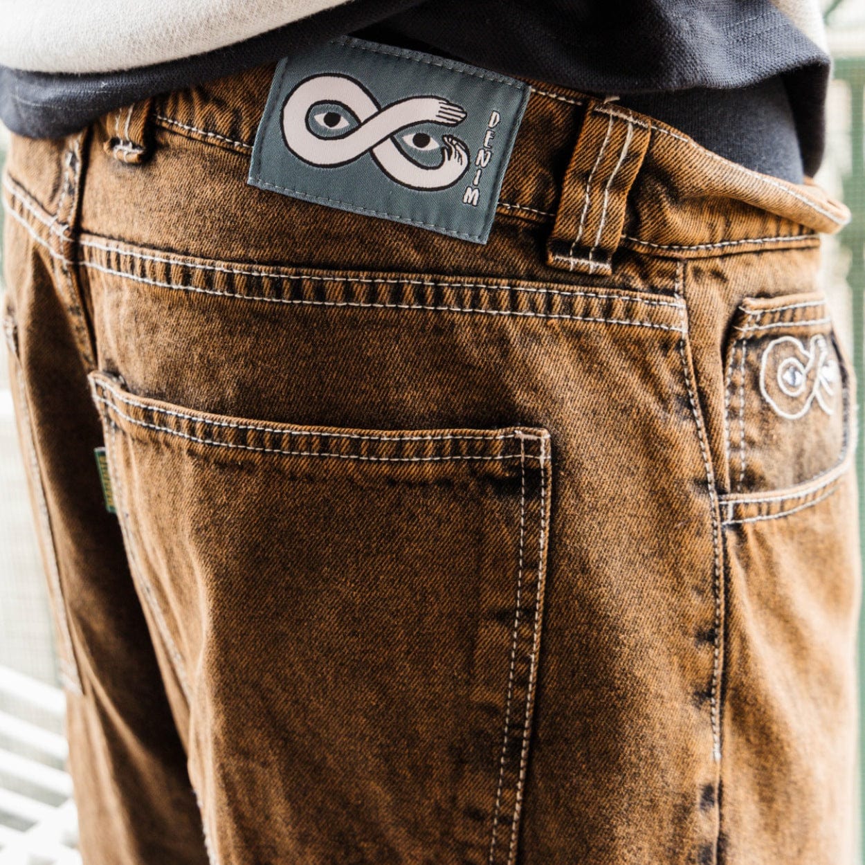 Magenta Skateboards OG Denim Jeans | Bronze - Image 6