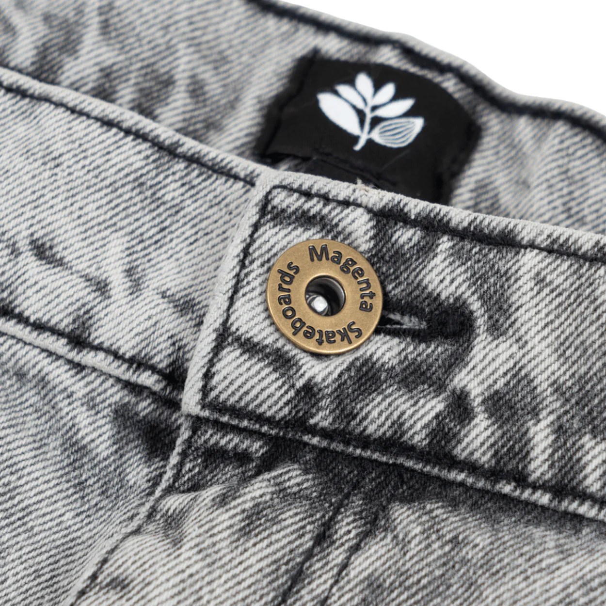 Magenta Skateboards OG Denim Long Shorts | Acid - Image 4