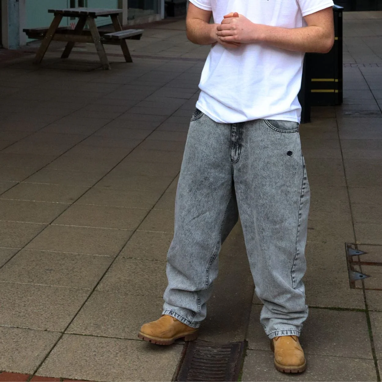 Magenta Skateboards OG Denim Stitch Jeans | Acid - Image 2