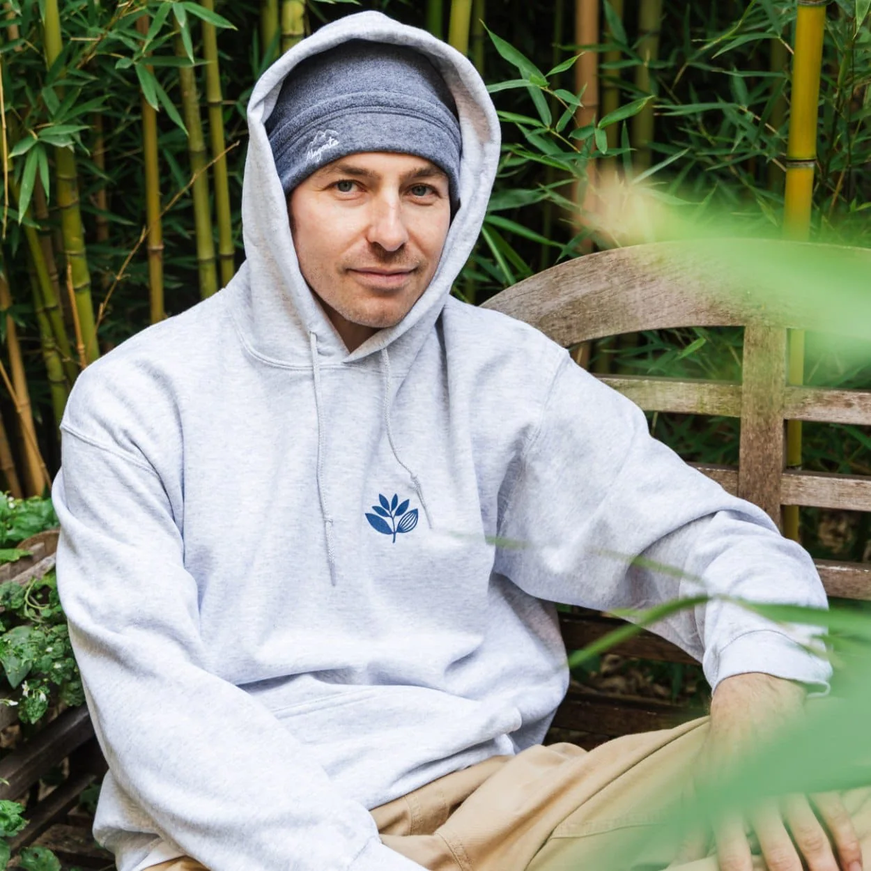 Magenta Skateboards Plant Hoodie | Ash - Image 4