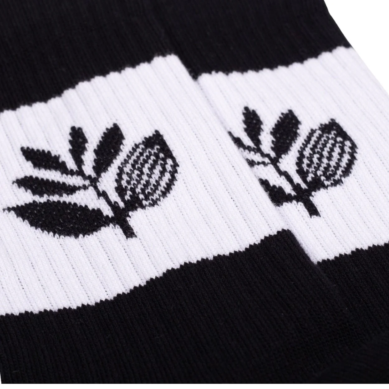 Magenta Skateboards Stripe Socks | Black - Image 2