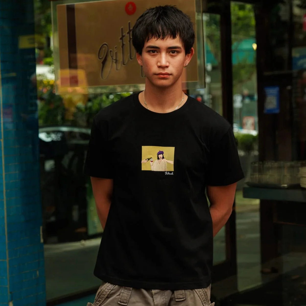 Palmah NZ Midnight In Paris T-Shirt | Black - Image 3