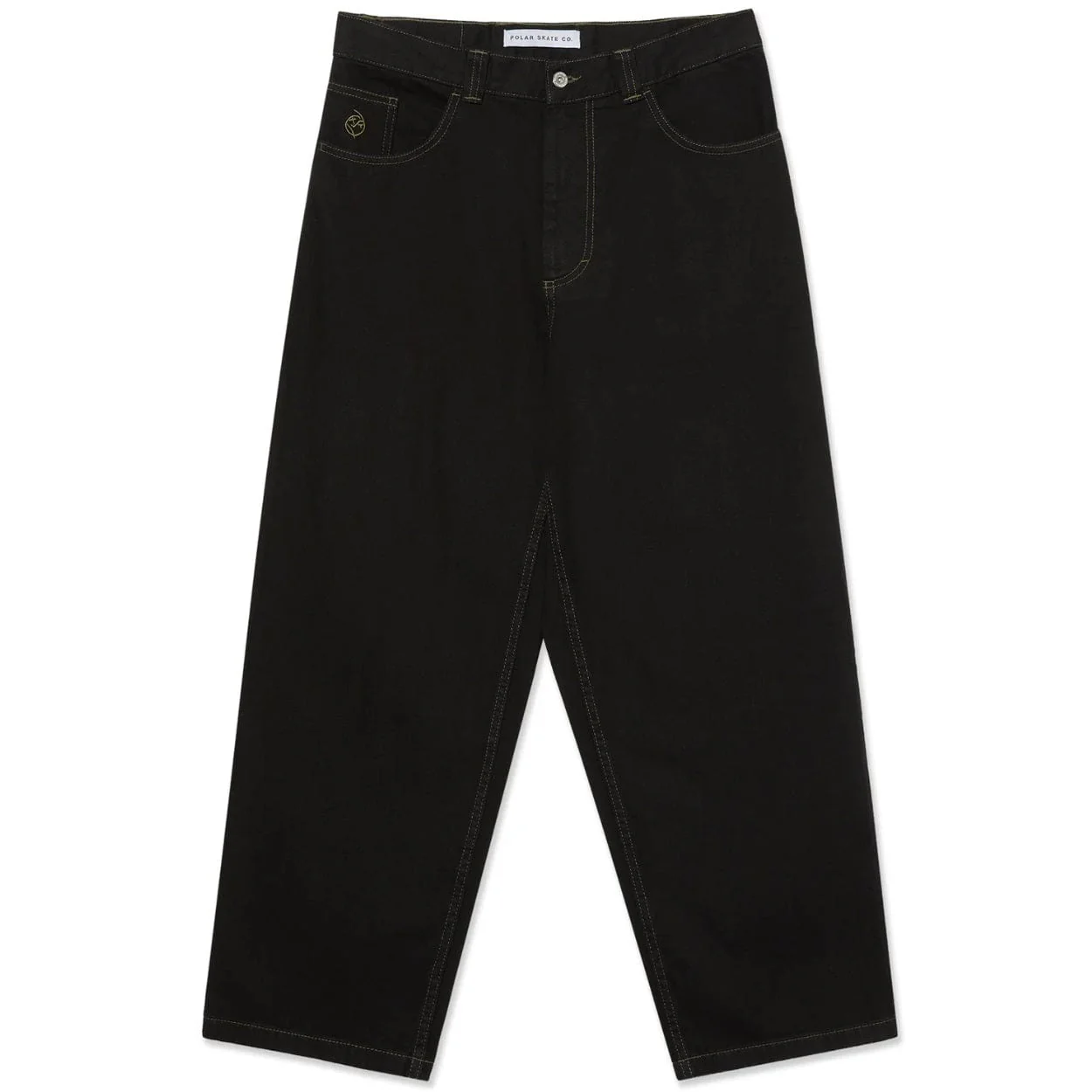 Polar Skate Co Big Boy Jeans | Black & Dark Olive - Image 2