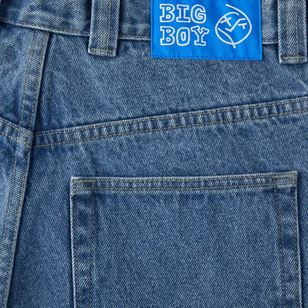 Polar Skate Co Big Boy Jeans | Mid Blue - Image 4