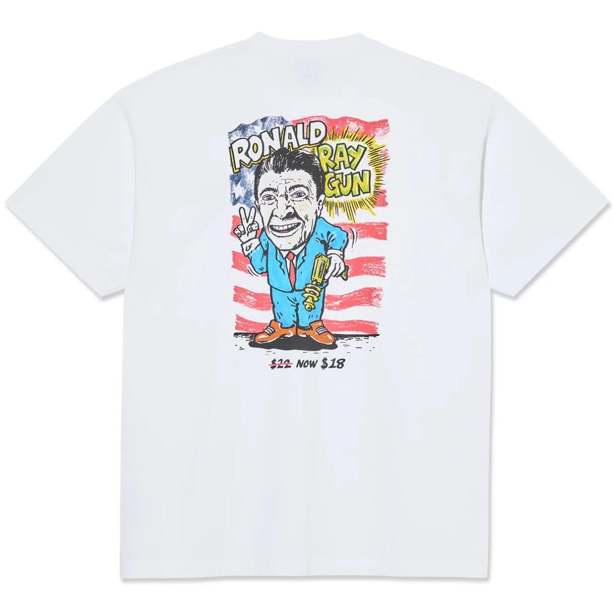 Polar Skate Co Ray Gun T-Shirt | White - Image 2