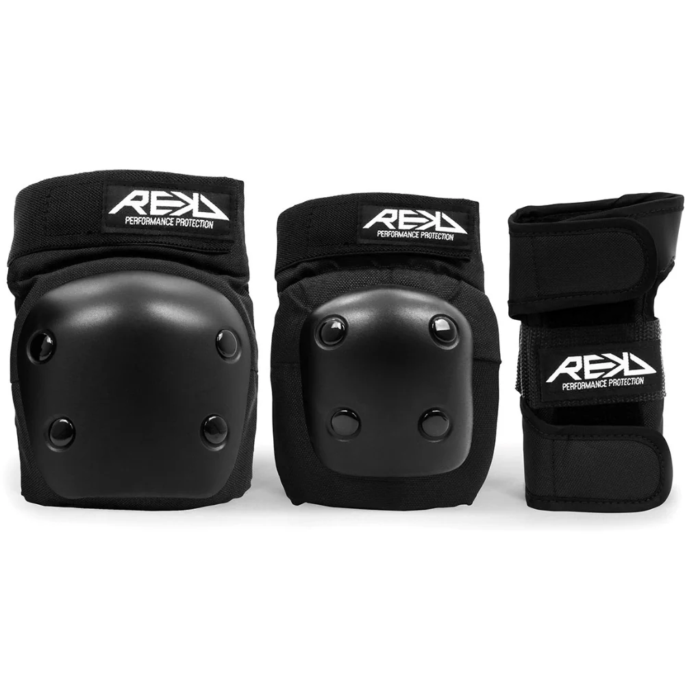 Rekd Junior Heavy Duty 3 Piece Triple Pad Set | Black