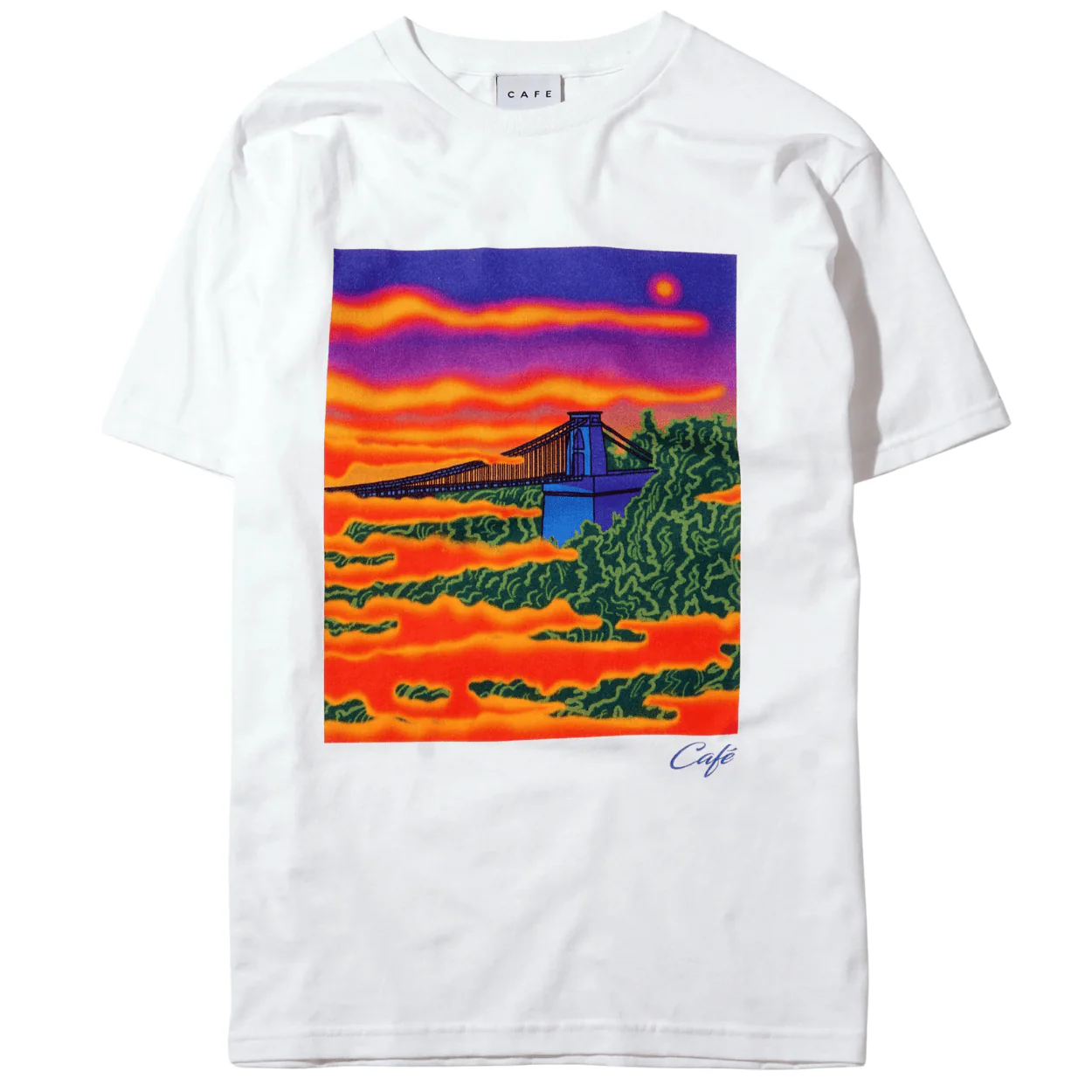 Skateboard Cafe Clifton T-Shirt | White