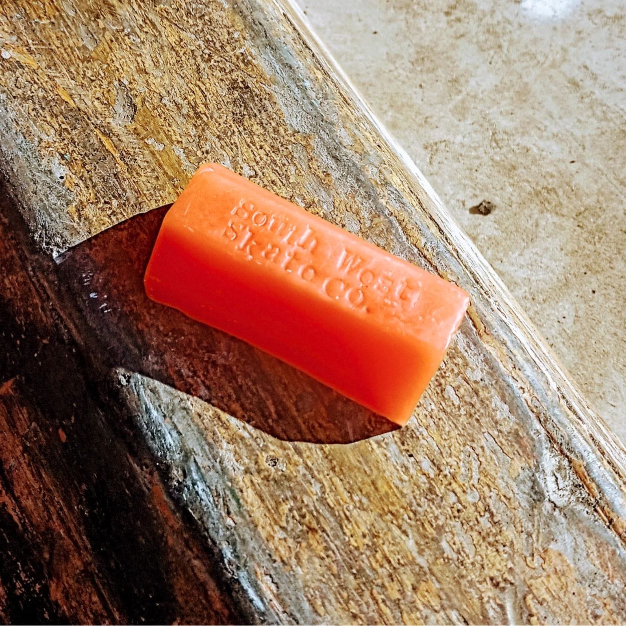 South West Skate Co Skateboard Wax | Orange - Image 4