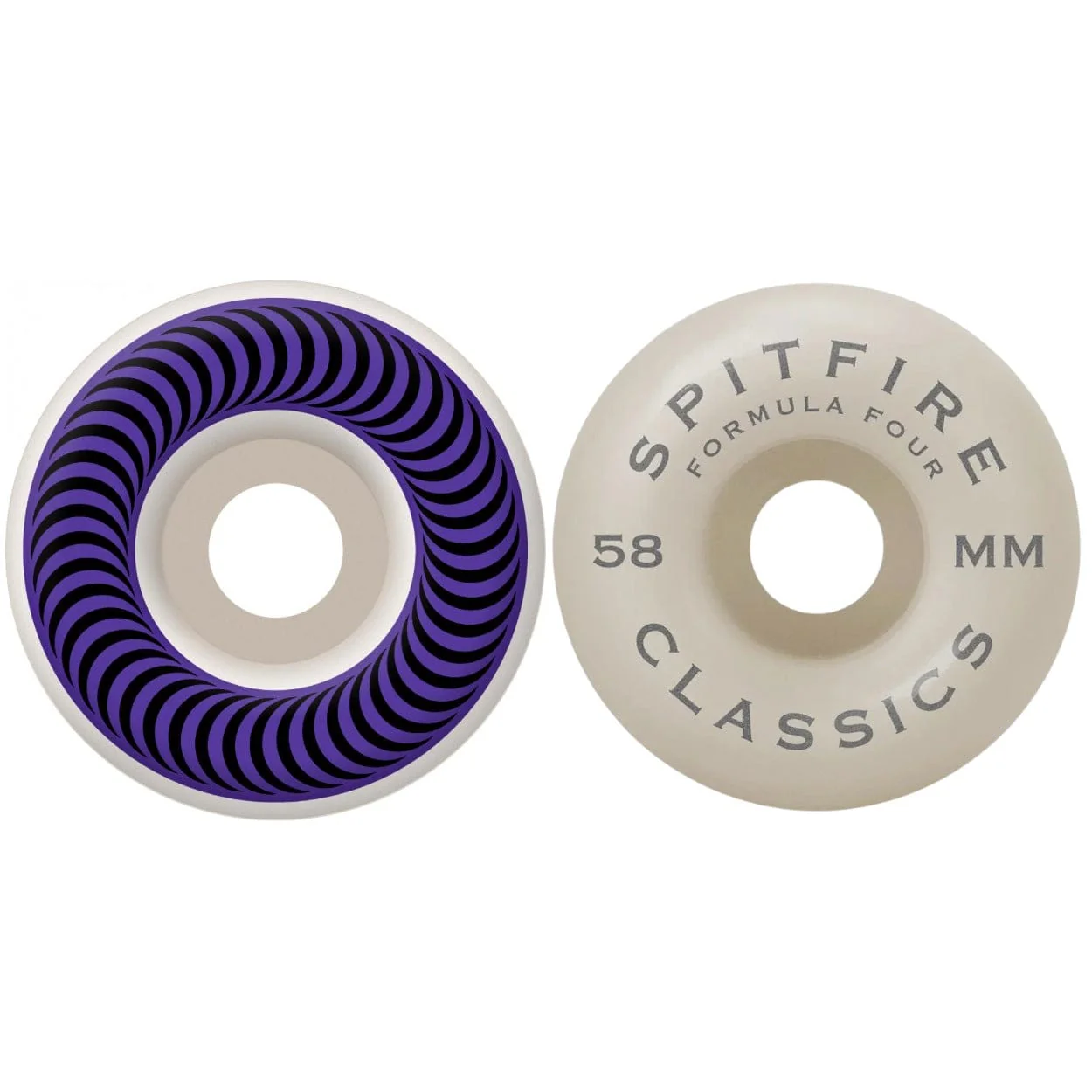 Spitfire Classics 99A Purple Skateboard Wheels | 58mm - Image 4