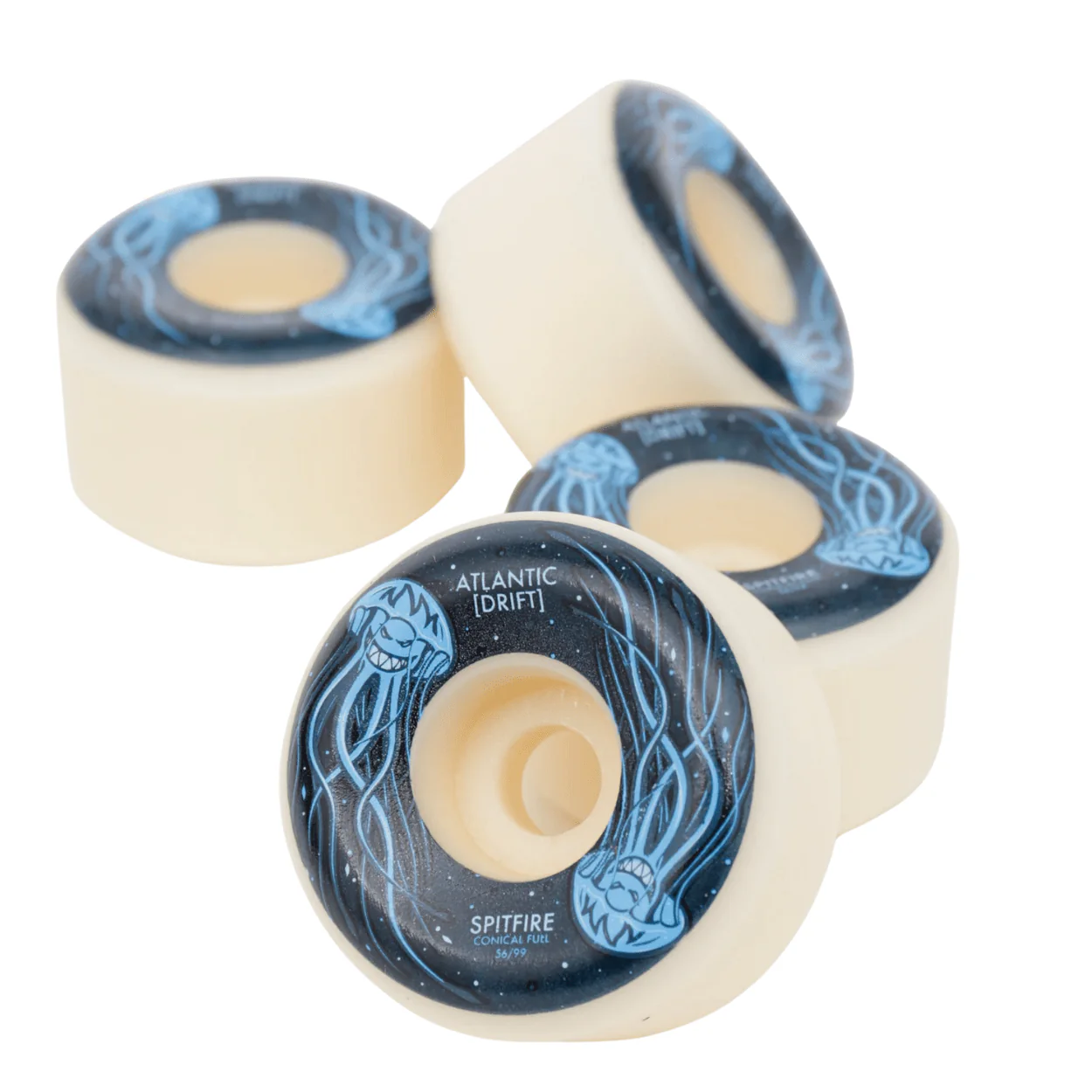 Spitfire Formula Four Conical 99A Atlantic Drift Skateboard Wheels | 56mm - Image 4