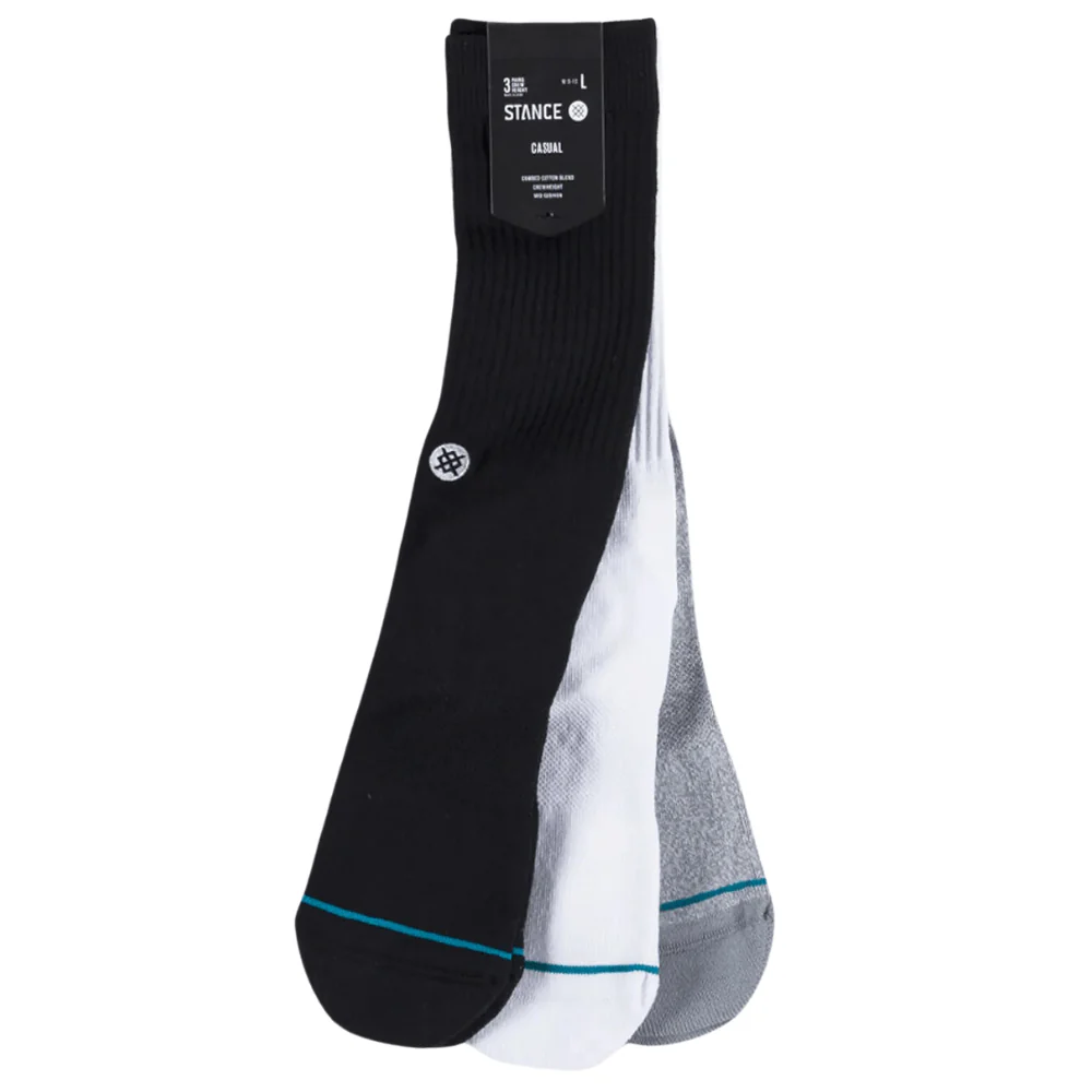 Stance Icon 3 Pack Socks | Multi - Image 2