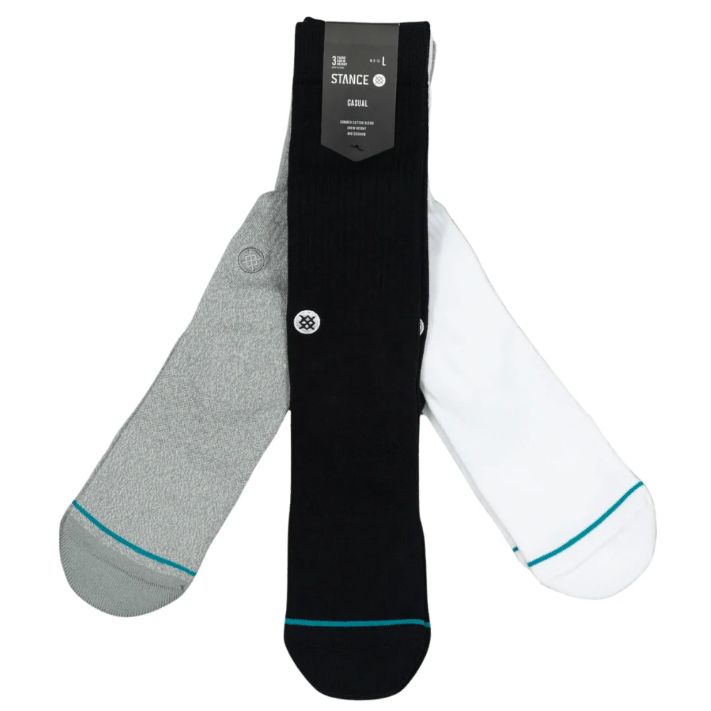 Stance Icon 3 Pack Socks | Multi - Image 5