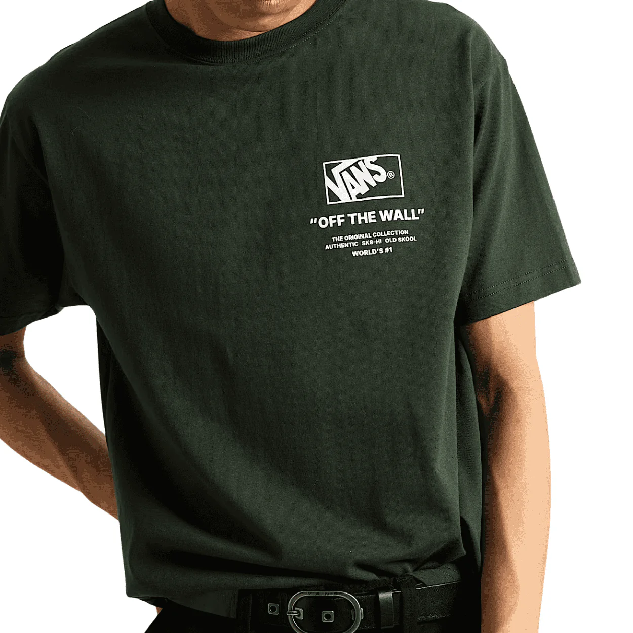 Vans Stockpile T-Shirt | Dried Kelp Green - Image 3