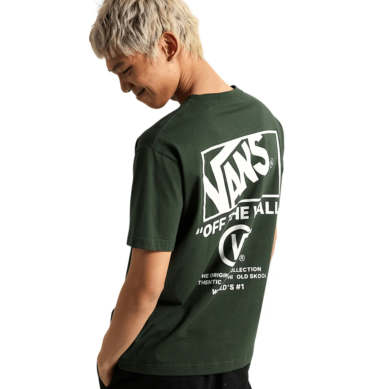 Vans Stockpile T-Shirt | Dried Kelp Green - Image 4