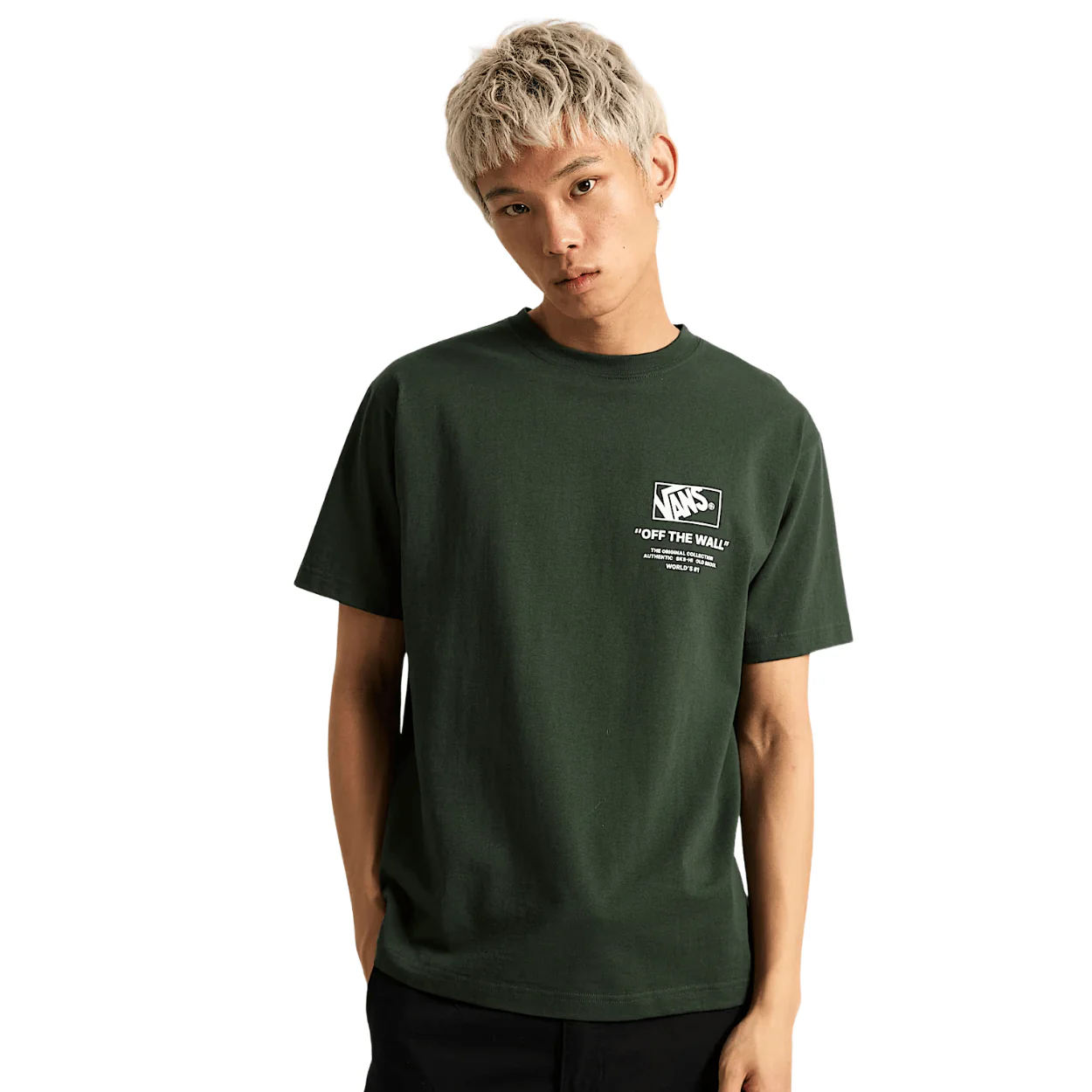 Vans Stockpile T-Shirt | Dried Kelp Green - Image 5