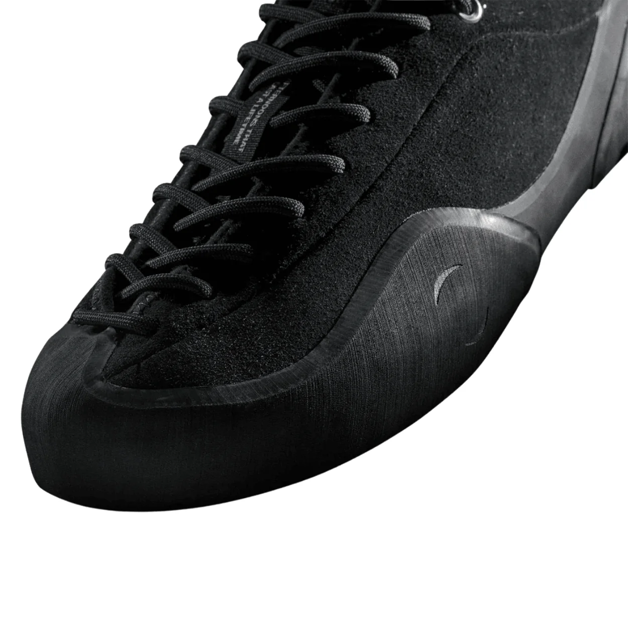 Village PM 1:00 PM Suede Skate Shoes | Black - Image 4