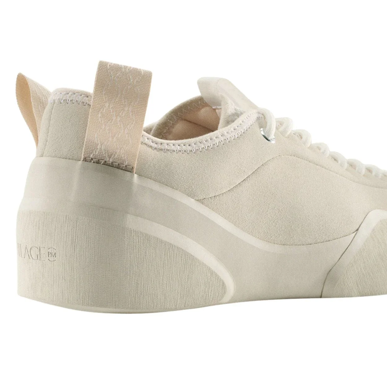 Village PM 1:00 PM Suede Skate Shoes | Cream - Image 5