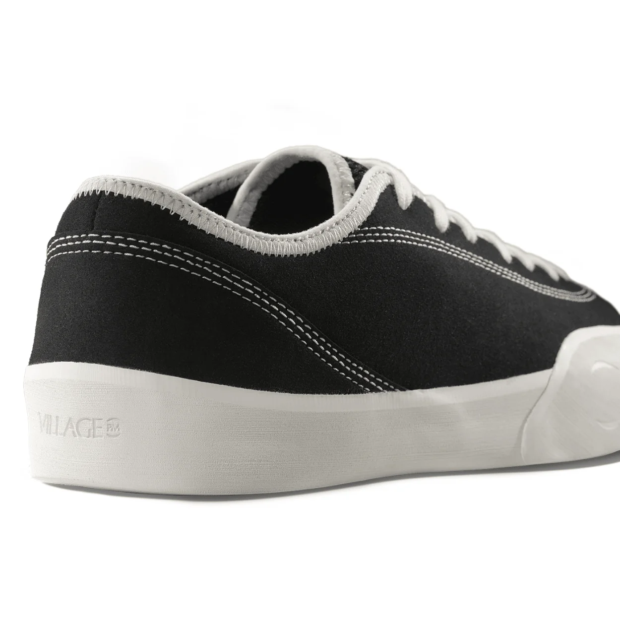Village PM 1:30 PM Skate Shoes | Black and White - Image 5