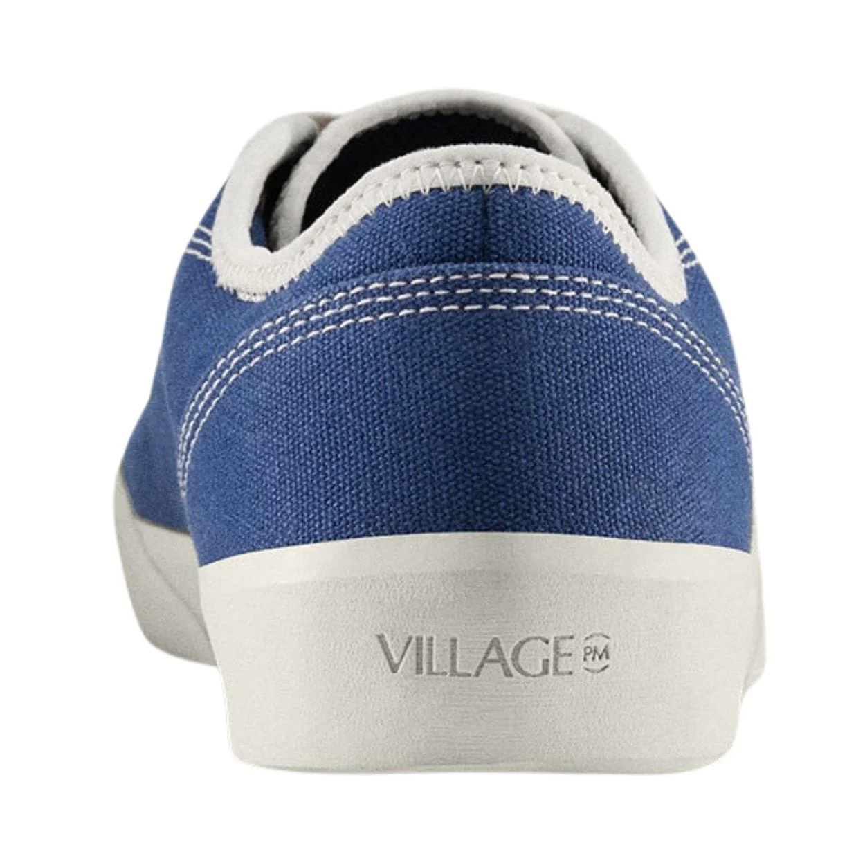 Village PM 1:30 PM Skate Shoes | Navy & White Canvas - Image 5